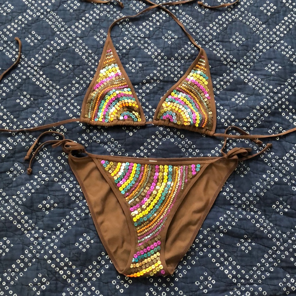 Victoria’s Secret sequin Bikini, size small, NWOT